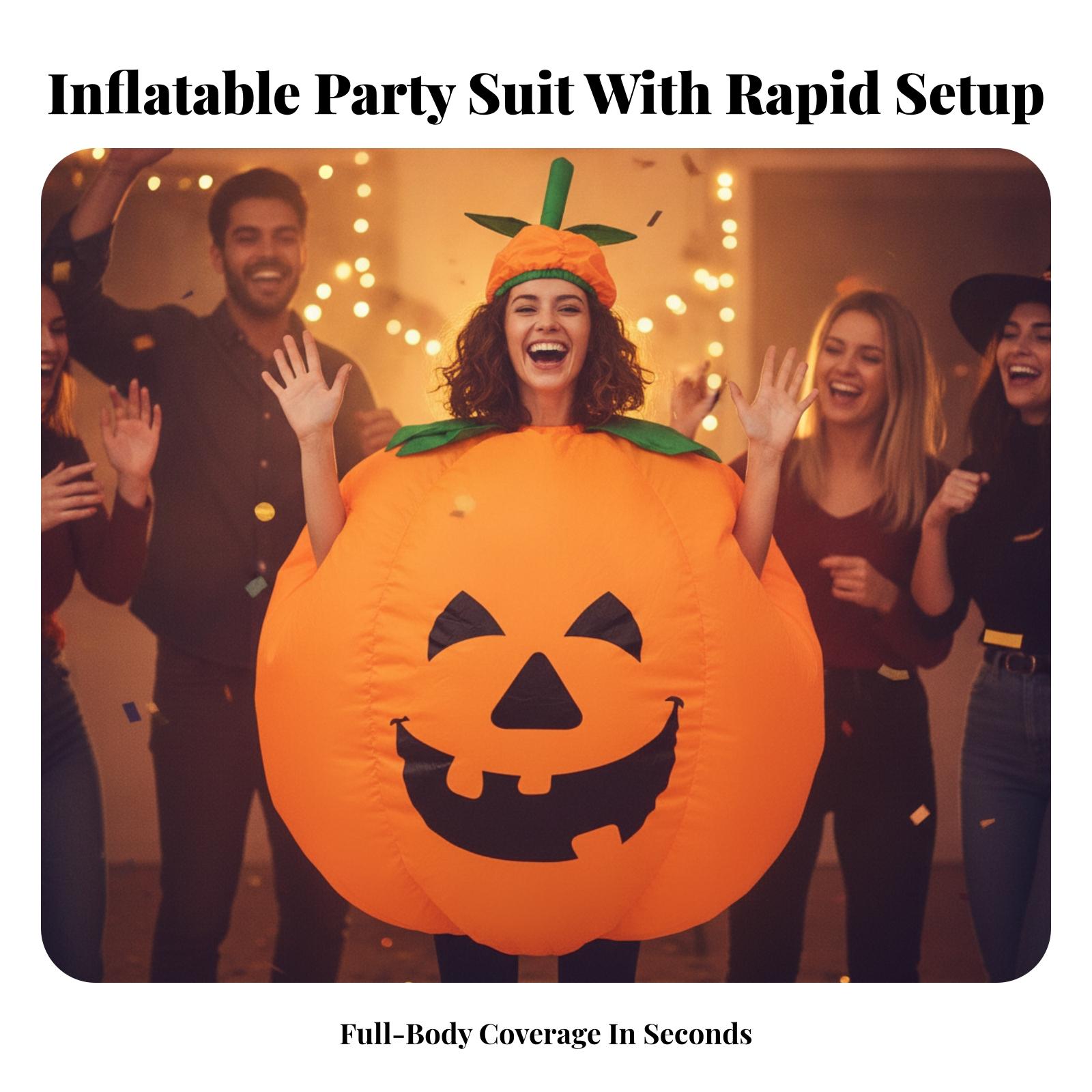 Event & Party Supply - Polyester Inflatable Costume Suit Adult Blow