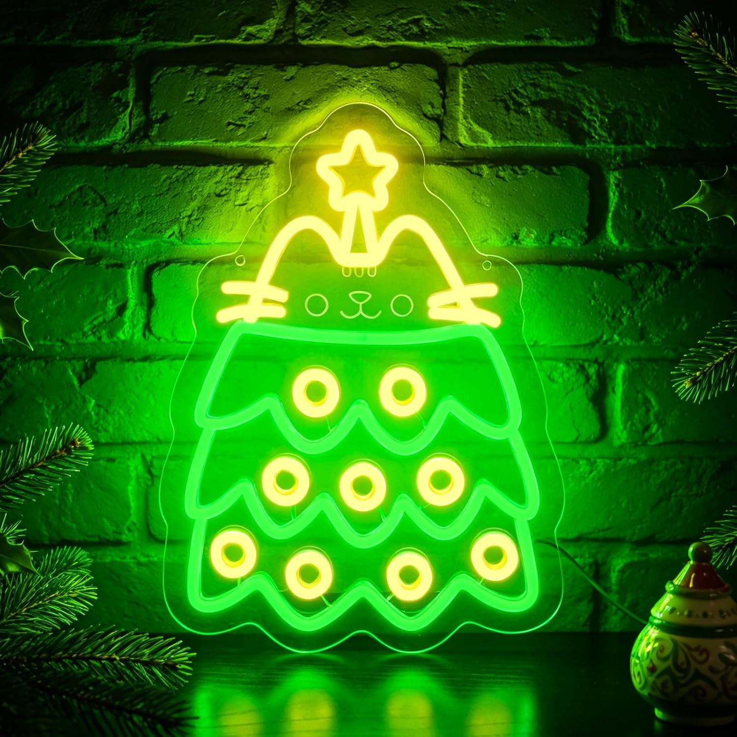Neon Sign Party - Christmas Tree LED Neon Sign USB