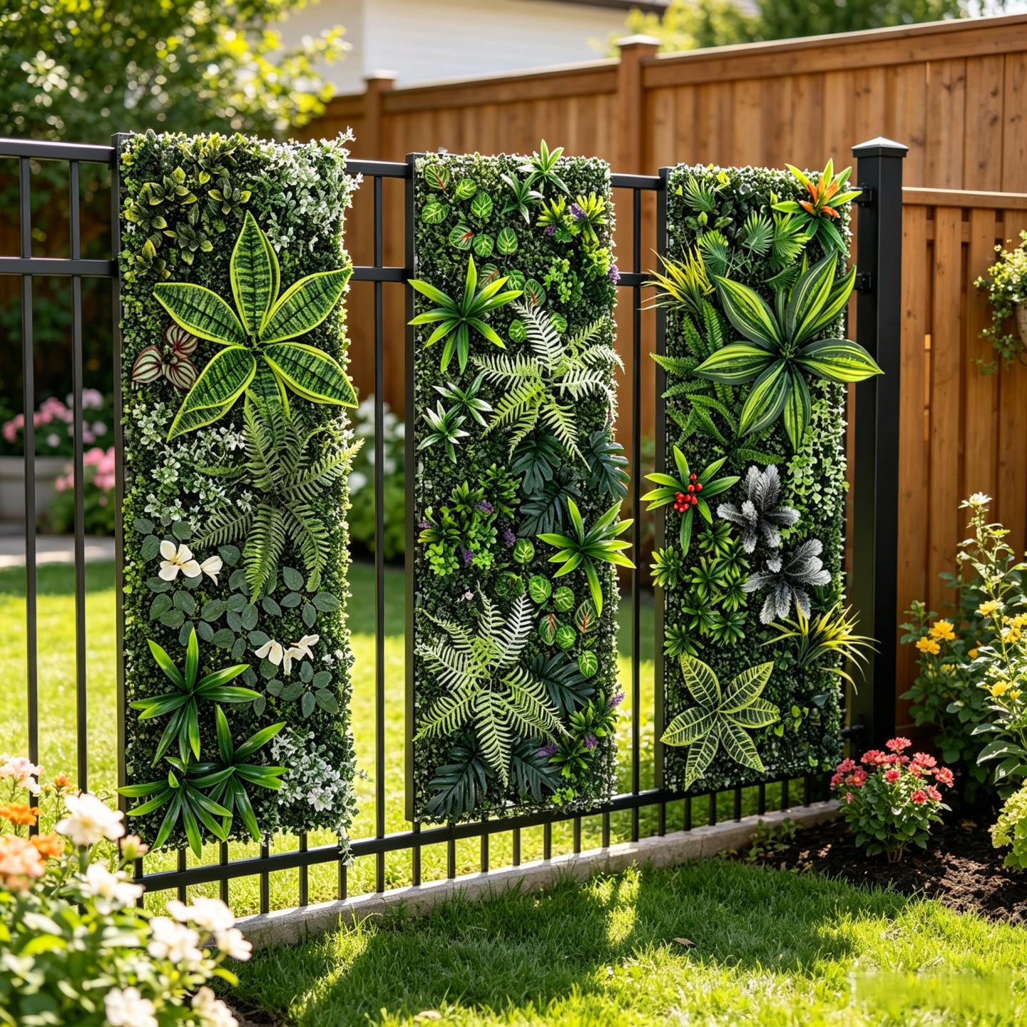 40x120cm Artificial Green Plan - đánh giá và giá Flower Wall Panel