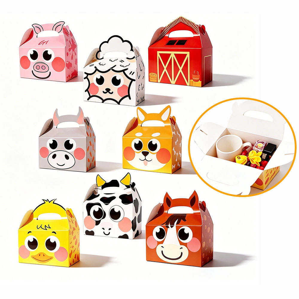 8/16/24pcs Cute Farm Animal Th - đánh giá và giá Event Party Box