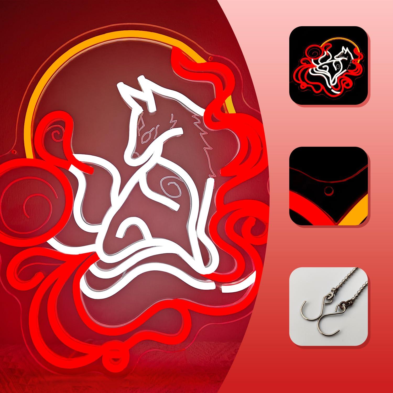 Nine Tailed Fox Neon Sign USB  - đánh giá và giá Neon Sign Party