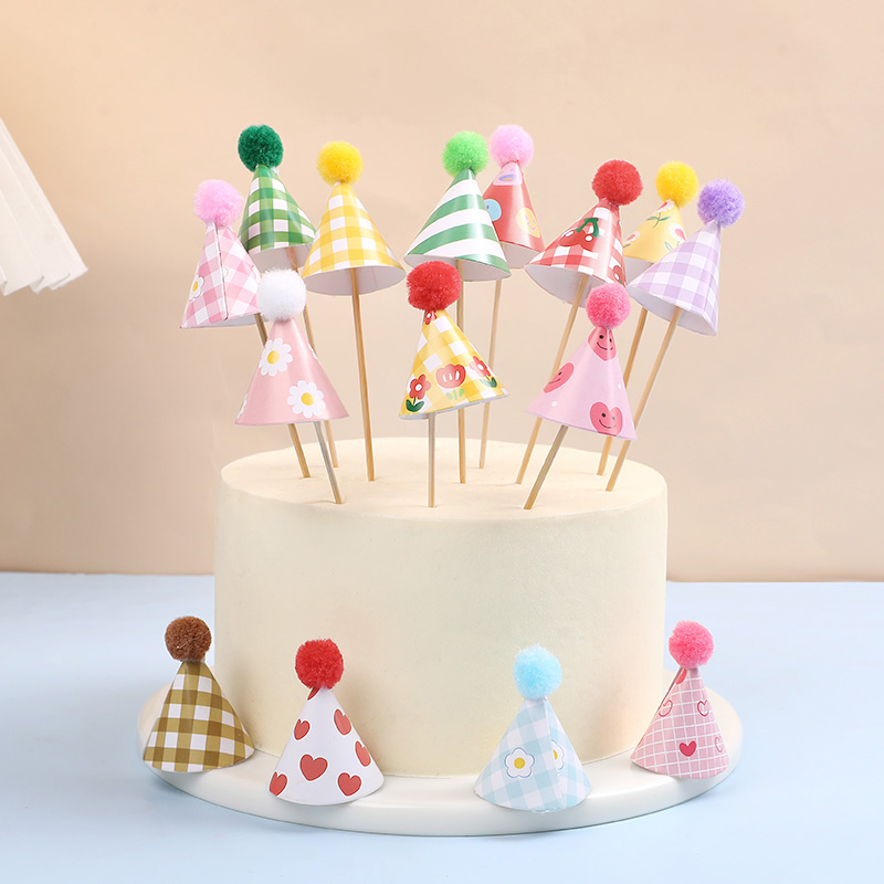 30Pcs Mini Party Hats Cake Top - đánh giá và giá Party Hat Cone