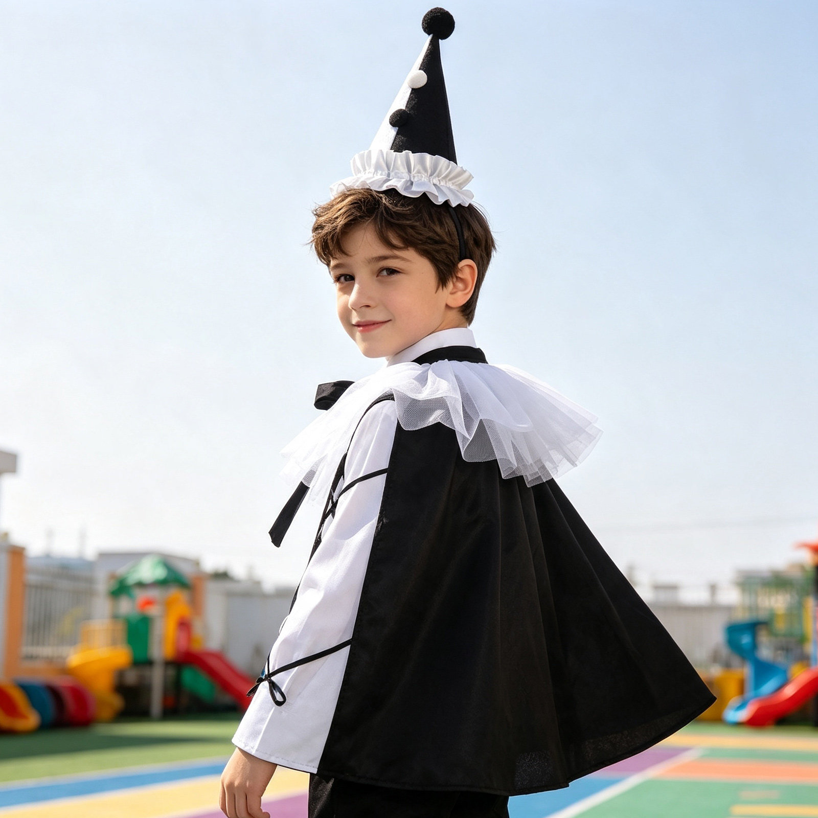 1Set Clown Dress Up Set Cone H - đánh giá và giá Party Hat Cone