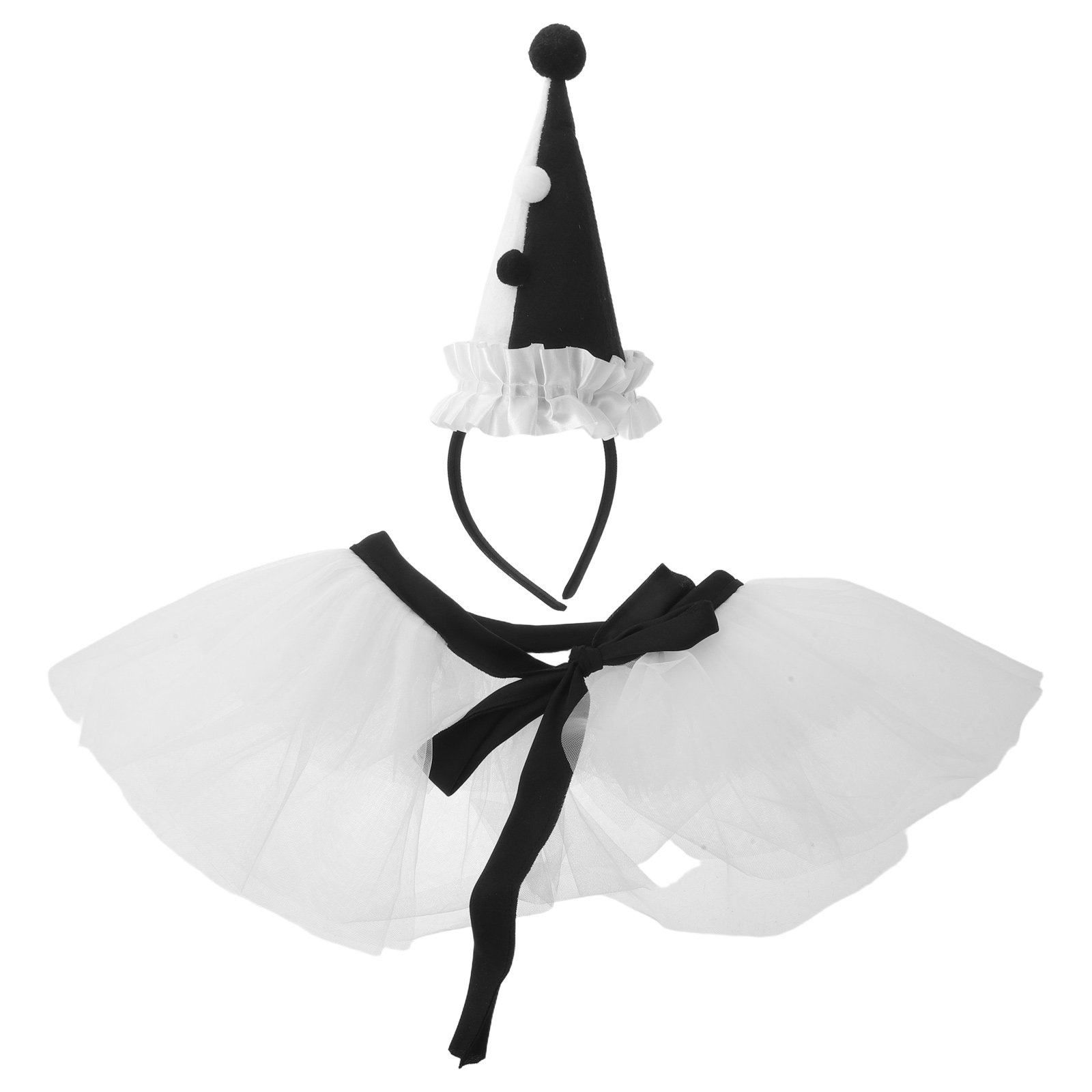 1Set Clown Dress Up Set Cone H - đánh giá và giá Party Hat Cone